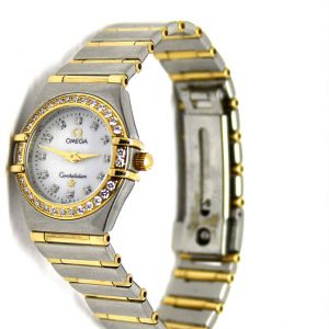 Omega Constellation diamond watch
