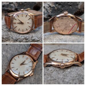 Omega watch 14ct rose gold